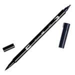 Feutre double pointe ABT Dual Brush Pen - N15 - Noir