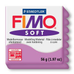 Pâte polymère Fimo Soft 57 g - 62 - Lavande