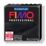 Pâte polymère Fimo Pro 85 g - 9 - Noir