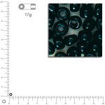 Perles de rocaille 2,6 mm opaques - Noir