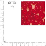 Perles de rocaille 2,6 mm opaques - Rouge