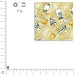 Perles de rocaille 4 mm garniture argent - Argent