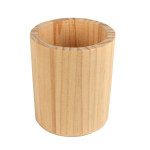 Pot à crayons en bois - 10 x 8,5 cm