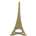 Objet en papier mâché tour Eiffel 56 x 24 x 24 cm