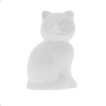 Chat assis en polystyrène - 13 cm