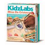 Coffret scientifique Kidzlabs Kit de la mine de cristaux