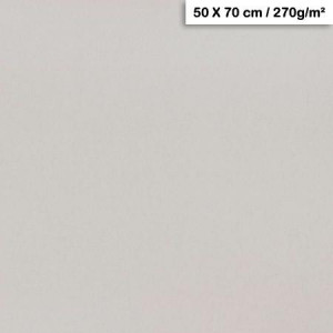 Feuille de papier Maya 50 x 70 cm 270 g/m² - Gris clair