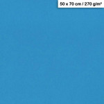 Feuille de papier Maya 50 x 70 cm 270 g/m² - Bleu