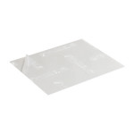 Plaque de verre organique transparent 70 x 100 cm ep. 1,2 mm
