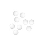 Pompons 7mm set de 70 - Blanc