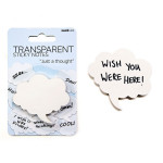 Note adhésive nuage - 6,5 cm