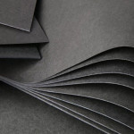 Carton Noir Ame Noir 50 x 70 cm 400 g/m²