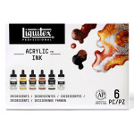 Encre acrylique Set Métalliques ink! 6 x 30 ml