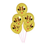 Ballon en latex Renne 5 pcs