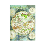 Carnet souple Planisphère Céleste 13 x 18 cm 100 g/m² 176 p