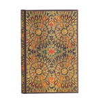 Carnet ligné Fleurs de feu 9,5 x 14 cm 120 g/m² 240 p