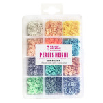 Perle rondelle Heishi 6 mm Mix couleurs Pastel