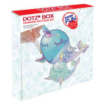 Broderie Diamant kit Dotz Box Enfant débutant Narwhal dreams