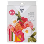 Kit papier crépon Bouquet de fleurs