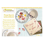 Presse-fleurs et cartes postales à décorer