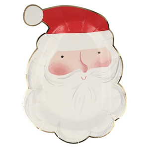 Assiettes Père Noël 26 cm 8 pcs