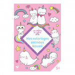 Livre de coloriage - Mes coloriages animaux kawaii - Deux Coqs d?or